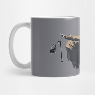 BANKSY Sneezing Woman Aachoo! Mug